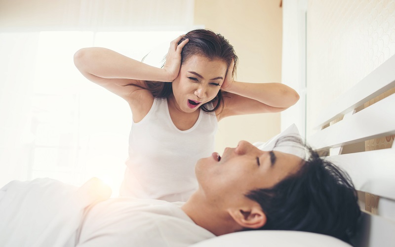 Causes of snoring in adults